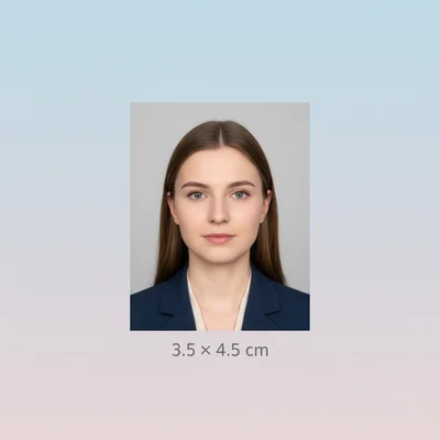 Standardisiertes 35 x 45 mm Foto für die Schweiz
