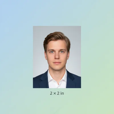Standard 2 × 2 tommer foto