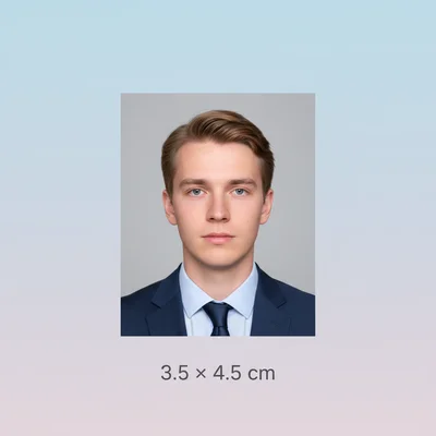 Standard 35 × 45 mm foto
