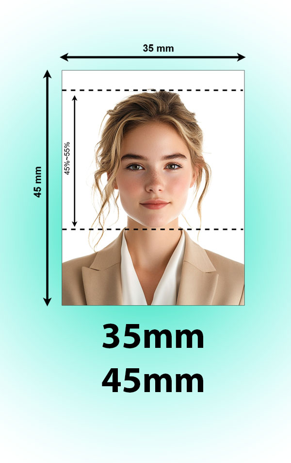 Generic 35mm by 45mm photo specs