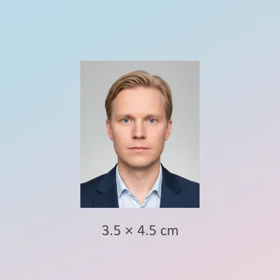 Standard 35 × 45 mm foto